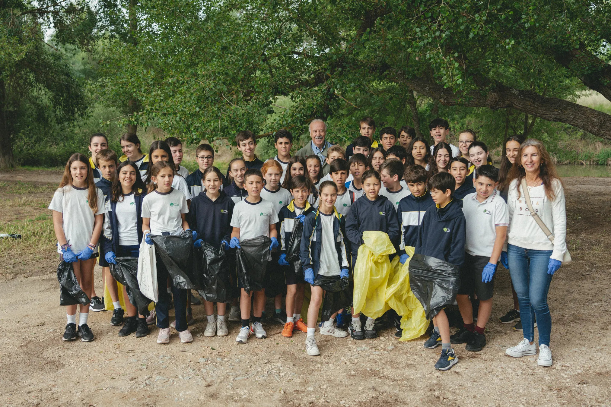 Alumnos en Colegio Los Robles