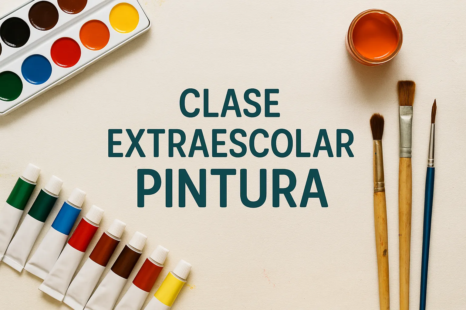Acompáñanos a nuestras clases extraescolares de pintura