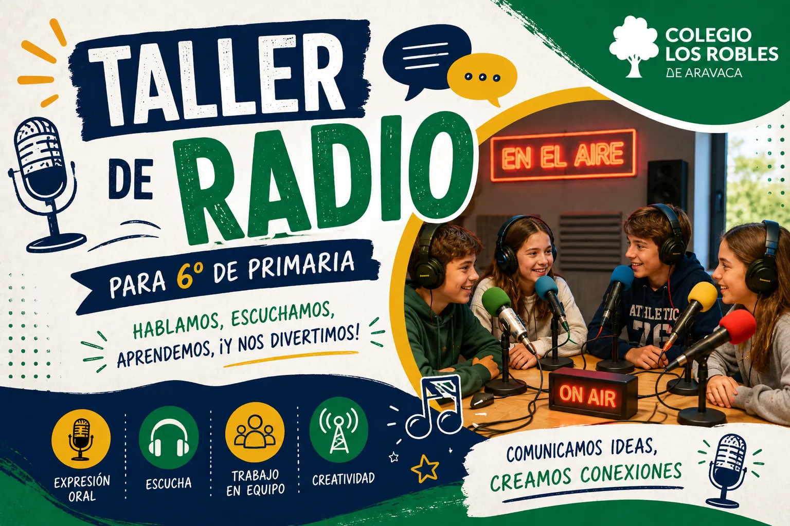 Taller de Radio en 6 de primaria